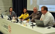 Gimeno, Adi, Burgen y McMahon en la mesa redonda sobre comunicación digital                                                                                                                                                                                                                                                                                                                                     